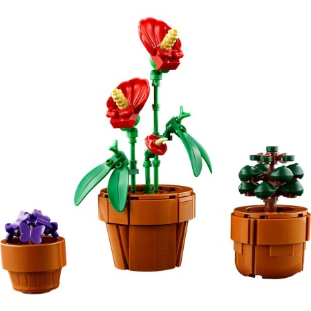 Конструктор LEGO Миниатюрные растения 10329 чёрный