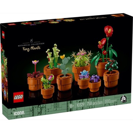 Конструктор LEGO Миниатюрные растения 10329 чёрный