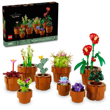 Конструктор LEGO Миниатюрные растения 10329 чёрный