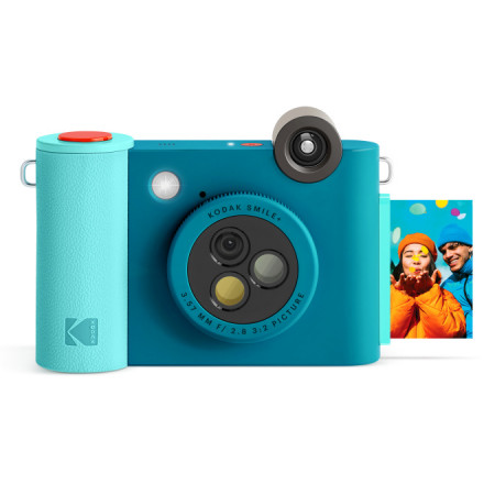 Фотоаппарат моментальной печати Kodak Smile+ (RODSMPCAMBL) голубой