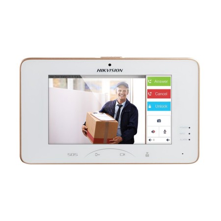 7" Монитор видеодомофона Hikvision DS-KH8301-WT белый