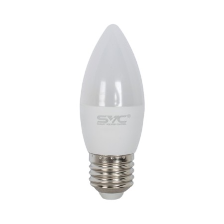 Лампочка SVC LED C35-7W-E27-4000K белый