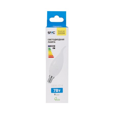 Лампочка SVC LED CB35-7W-E14-3000K белый