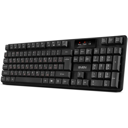 Клавиатура беспроводная SVEN KB-C2300W (SV-021474) чёрный