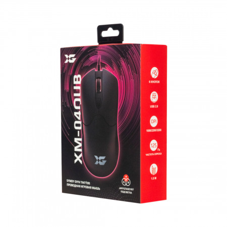 Мышь проводная X-Game XM-04OUB чёрный