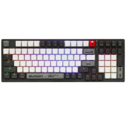 Клавиатура проводная + беспроводная A4Tech Bloody WS98 (WS98 Bloody Grey) серый