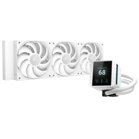 Система водяного охлаждения DEEPCOOL MYSTIQUE 360 WH (R-LX360-WHDSNMCP-G-1) белый
