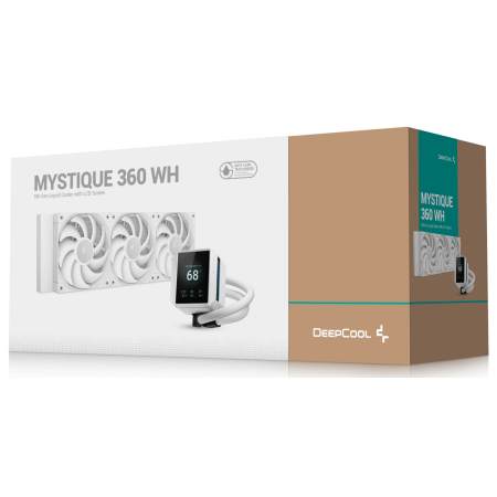 Система водяного охлаждения DEEPCOOL MYSTIQUE 360 WH (R-LX360-WHDSNMCP-G-1) белый