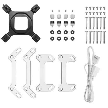 Система водяного охлаждения DEEPCOOL MYSTIQUE 360 WH (R-LX360-WHDSNMCP-G-1) белый