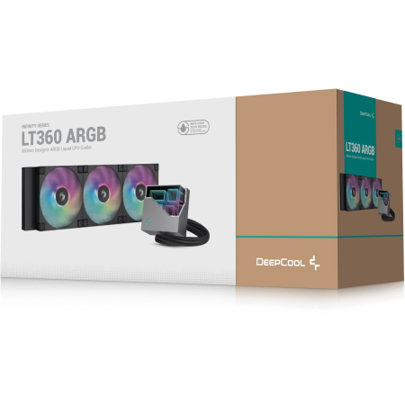 Система водяного охлаждения DEEPCOOL LT360 ARGB (R-LT360-BKAMNC-G-1) чёрный