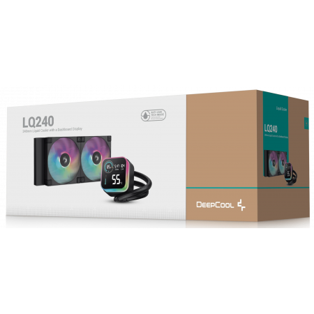 Система водяного охлаждения DEEPCOOL LQ240 (R-LQ240-BKLSMW-G-1) чёрный