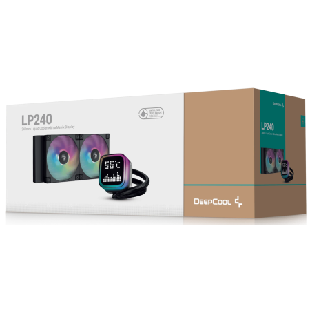 Система водяного охлаждения DEEPCOOL LP240 (R-LP240-BKMSNC-G-1) чёрный