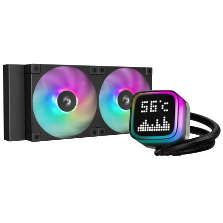 Система водяного охлаждения DEEPCOOL LP240 (R-LP240-BKMSNC-G-1) чёрный