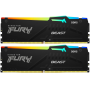 Оперативная память Kingston Fury Beast (KF560C36BBE2AK2-32) 32 ГБ чёрный