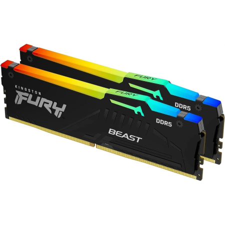 Оперативная память Kingston Fury Beast (KF560C36BBE2AK2-32) 32 ГБ чёрный