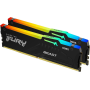 Оперативная память Kingston Fury Beast (KF560C36BBE2AK2-32) 32 ГБ чёрный
