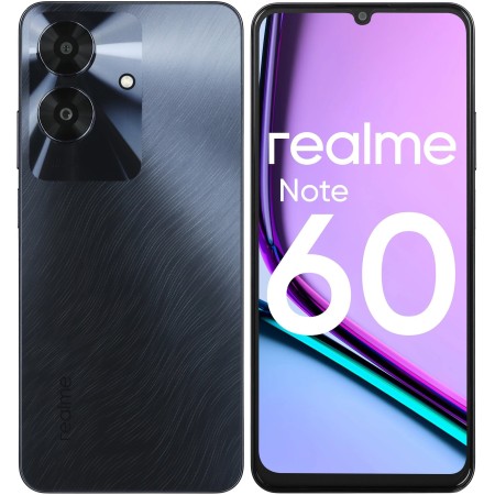 Смартфон Realme Note 60 (RMX3933/6941764441989) 4 ГБ/128 ГБ черный (Black)