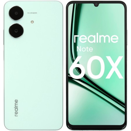 Смартфон Realme Note 60x (RMX3938/6941764449060) 3 ГБ/64 ГБ зеленый (Green)