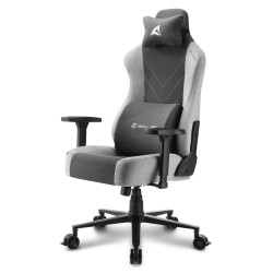 Кресло игровое Sharkoon Skiller SGS30 Fabric V2 (SKILLER SGS30/FABRICGY V2) черно-серый