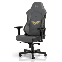 Кресло игровое Noblechairs Hero Warhammer 40k Edition (NBL-HRO-PU-WHE) серо-черный