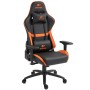 Кресло игровое Wintek YX-8045-4D черный/оранжевый
