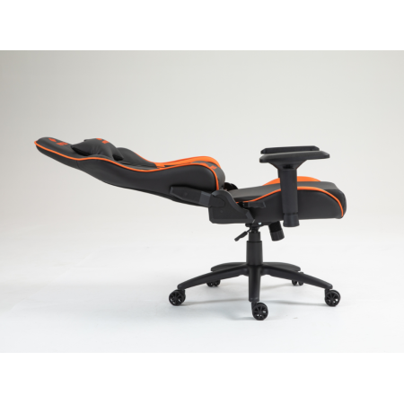 Кресло игровое Wintek YX-8045-4D черный/оранжевый