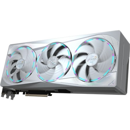 Видеокарта GIGABYTE AORUS GeForce RTX 5080 MASTER ICE (GV-N5080AORUSM ICE-16GD) 16 Гб белый