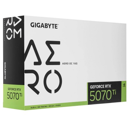 Видеокарта GIGABYTE GeForce RTX 5070 Ti AERO OC (GV-N507TAERO OC-16GD) 16 Гб белый