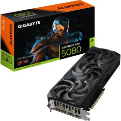 Видеокарта GIGABYTE GeForce RTX 5080 WINDFORCE OC SFF (GV-N5080WF3OC-16GD) 16 Гб черный