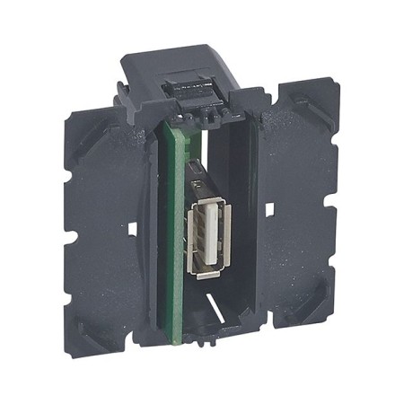 Розетка встраиваемая Legrand Celiane (067352 ) черный