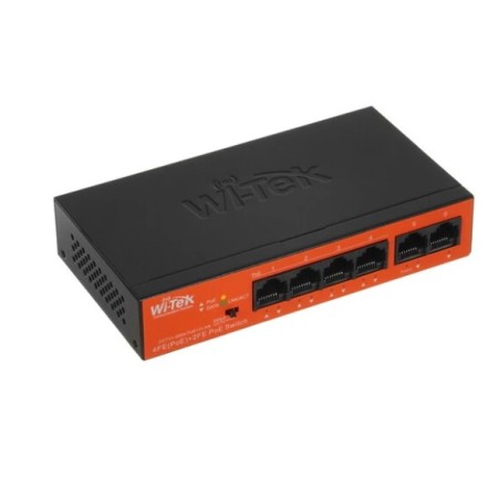Коммутатор Wi-Tek WI-PS205H V2 черный