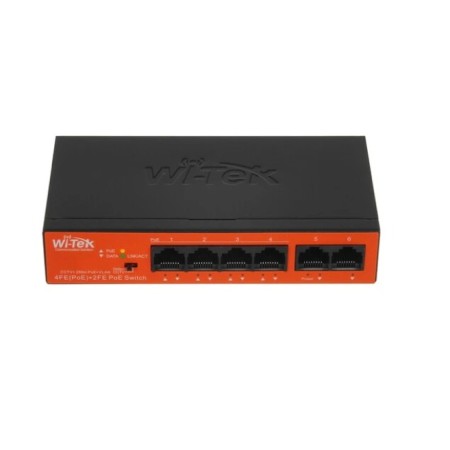 Коммутатор Wi-Tek WI-PS205H V2 черный