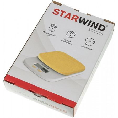 Кухонные весы Starwind SSK2158 оранжевый