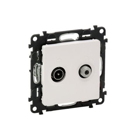 Розетка встраиваемая Legrand 753458 белый