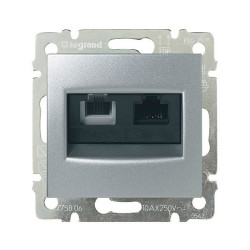 Вывод кабеля Legrand Valena (770280) серебристый