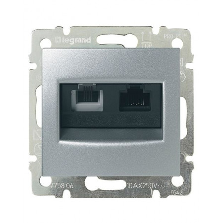 Вывод кабеля Legrand Valena (770280) серебристый