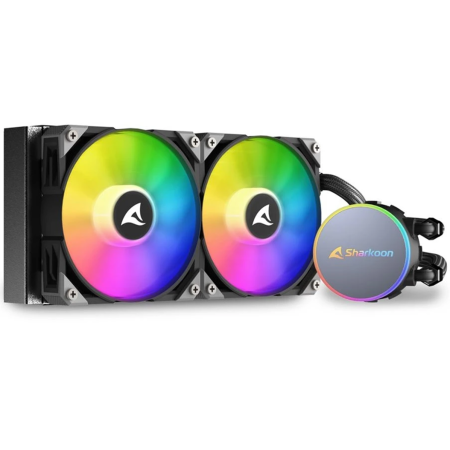 Система водяного охлаждения Sharkoon S70 RGB черный