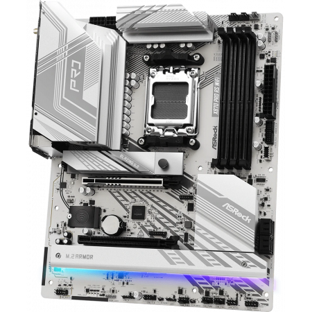 Материнская плата ASRock X870 Pro RS WiFi белый