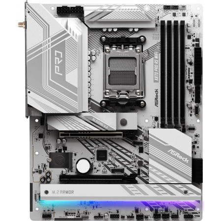 Материнская плата ASRock X870 Pro RS WiFi белый