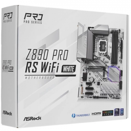 Материнская плата ASRock Z890 Pro RS WiFi White белый