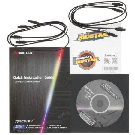 Материнская плата Biostar RACING B550GTQ чёрный