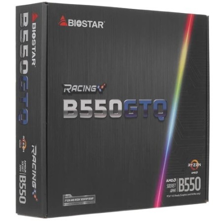 Материнская плата Biostar RACING B550GTQ чёрный