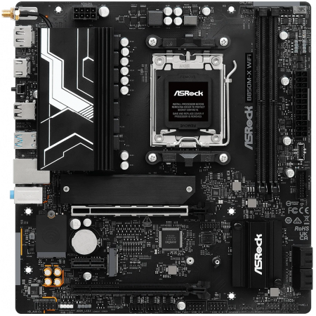 Материнская плата ASRock B850M-X WIFI чёрный