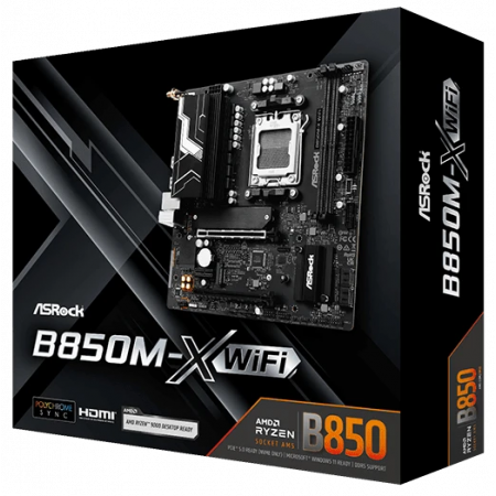 Материнская плата ASRock B850M-X WIFI чёрный