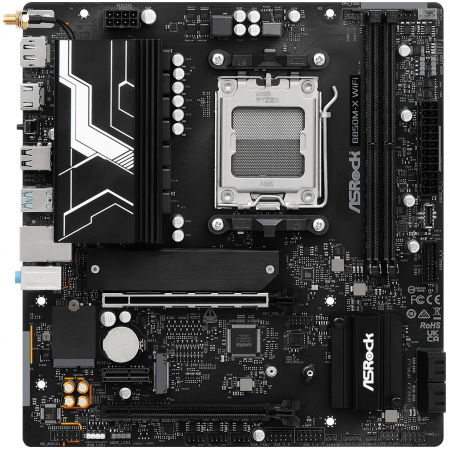 Материнская плата ASRock B850M-X WIFI чёрный