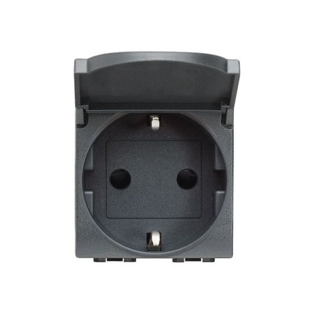 Розетка встраиваемая Legrand L4141PW серый