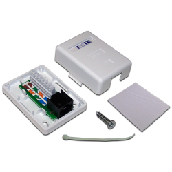 Информационная розетка Lanmaster TWT-SM1-45/6-WH белый