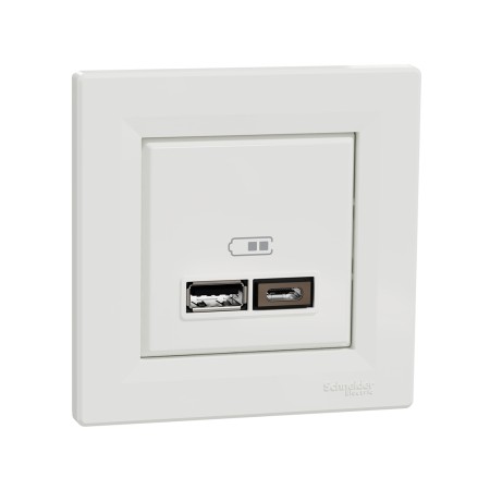 Розетка встраиваемая Schneider Electric Asfora (EPH2700321) белый