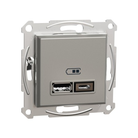 Розетка встраиваемая Schneider Electric Asfora (EPH2700369) бронзовый