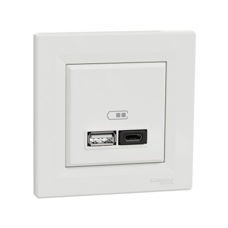 Розетка встраиваемая Schneider Electric Asfora (EPH2700421) белый